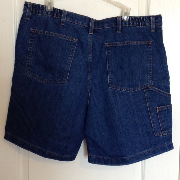 Red Head Men's Blue Denim Cargo Shorts Pockets Waist 40" Hiking Walking - Picture 4 of 7